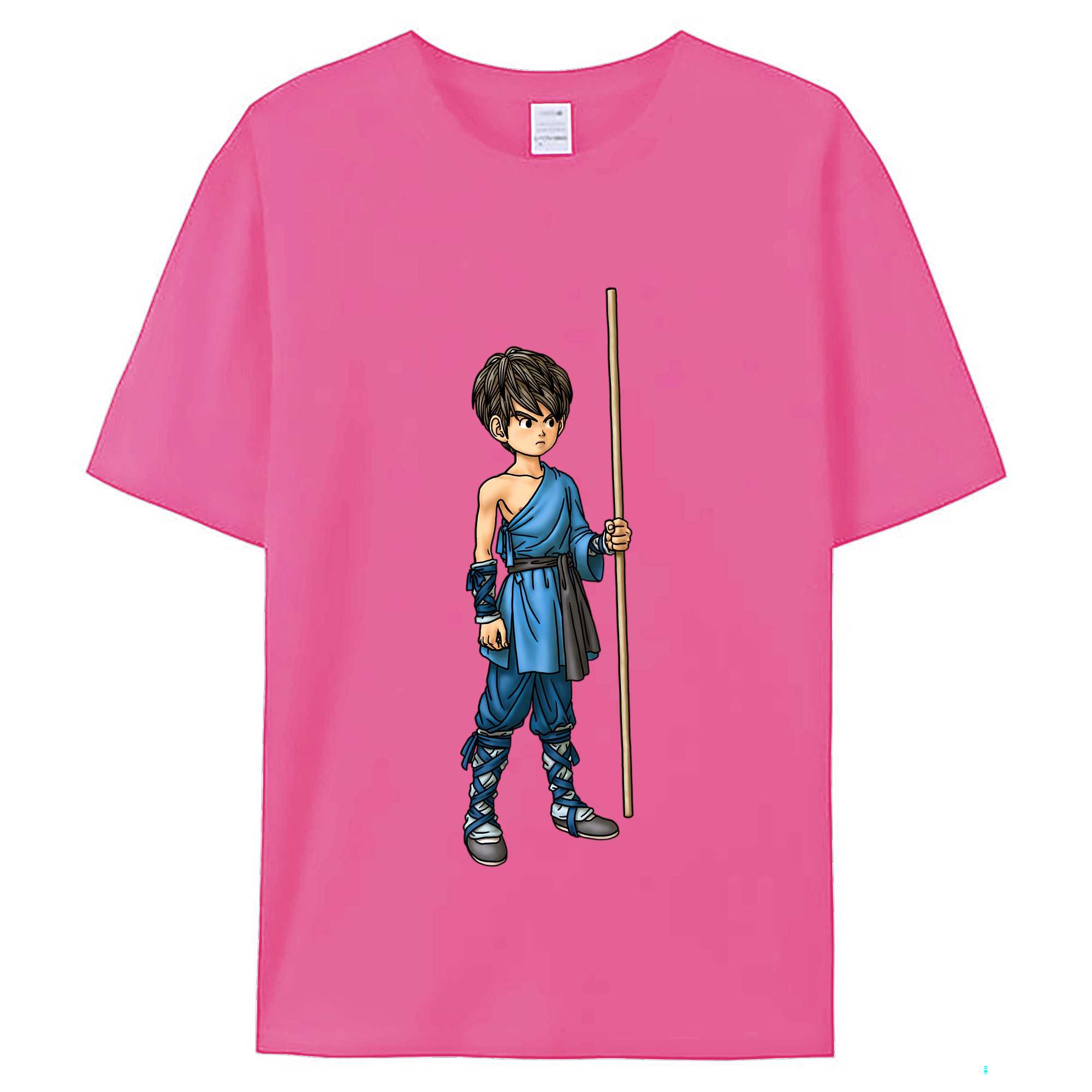 （画像用） ドラゴンクエスト Doragon Kuesuto Dragon Quest レディースカジュアルプリントTシャツ（綿100％）